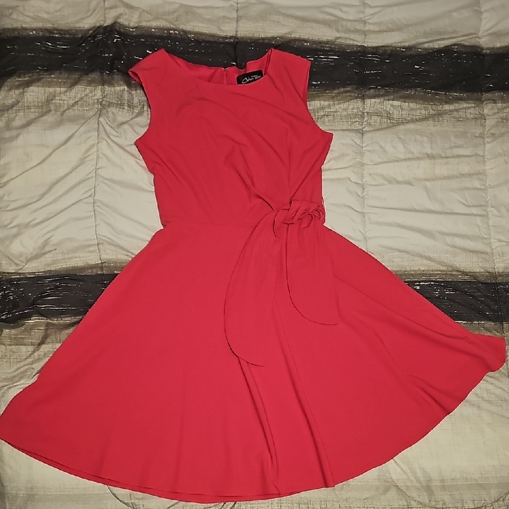 Elegant Pink Mini Dress